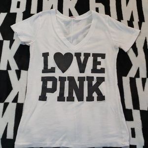 VS pink. "  I only sleep in Pink"  t shirt